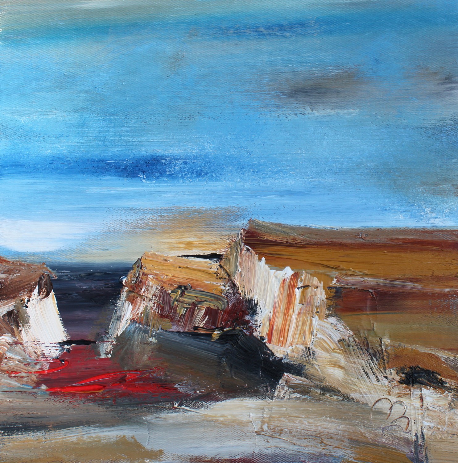 'Eastern Cliffs' by artist Rosanne Barr